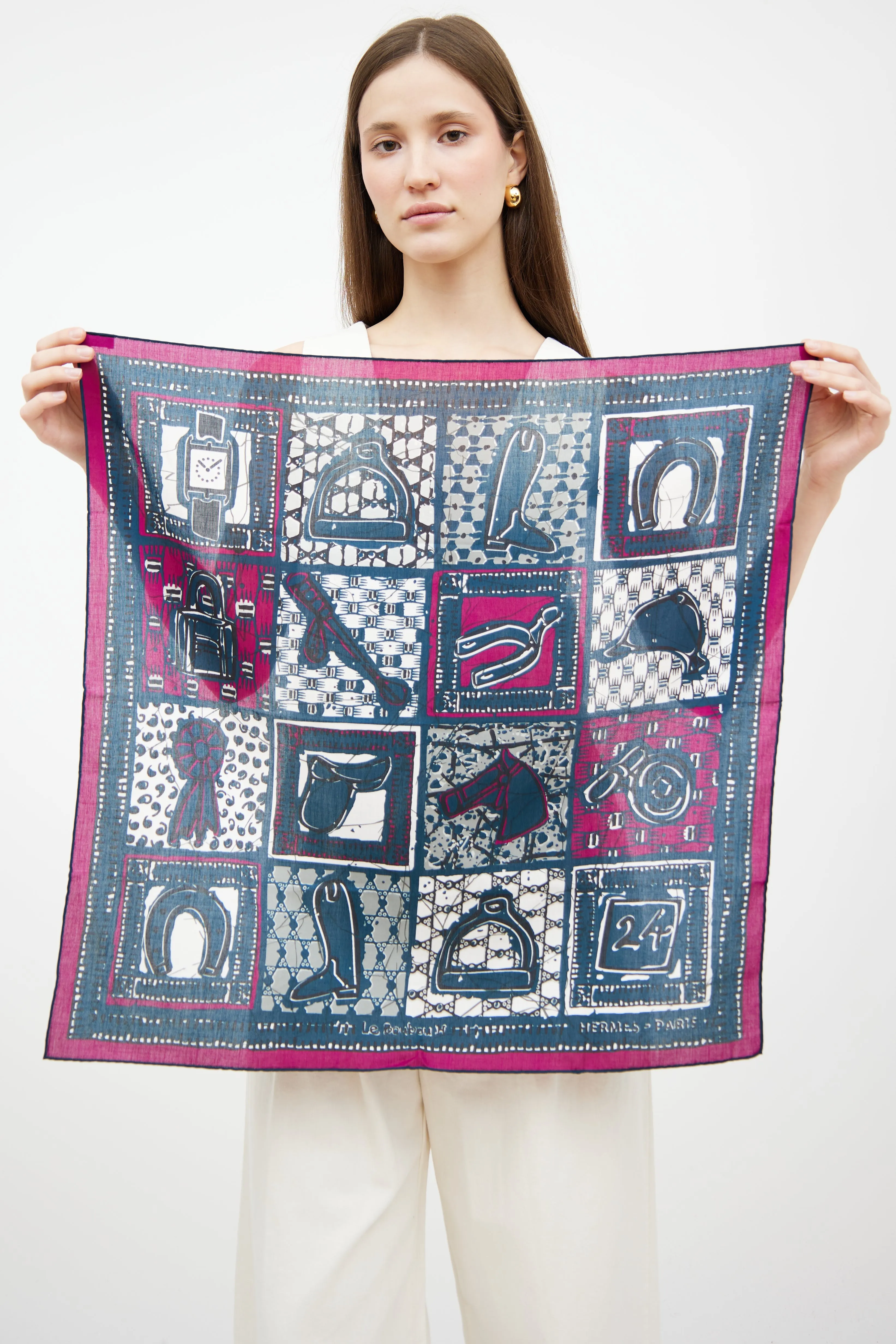 2010 Le Boubou H Cotton Scarf