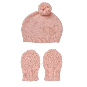 Acorn Heart Bean/Mit - Pink