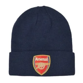 Arsenal FC Adults Unisex Crest Cuff Knitted Beanie
