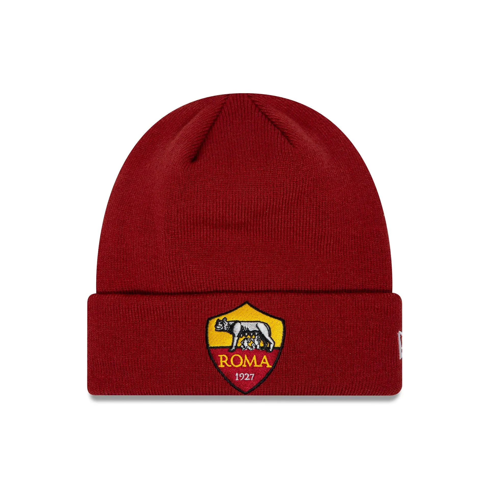 AS Roma Core Dark Red Cuff Knit Beanie Hat