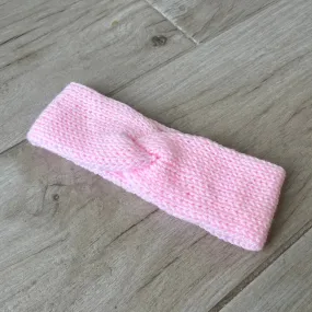 Baby Pink Knitted Headband