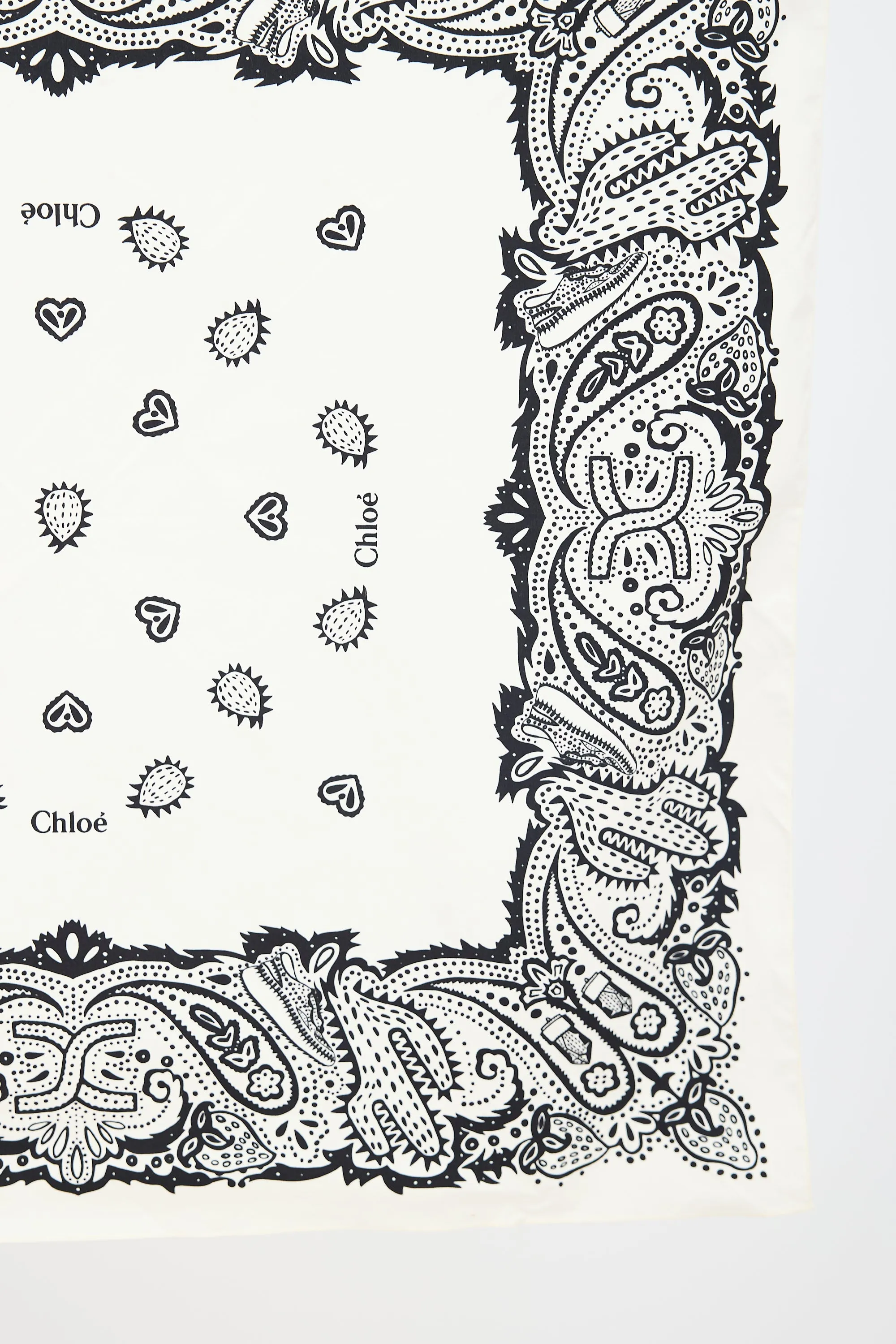 Bandana Print Scarf