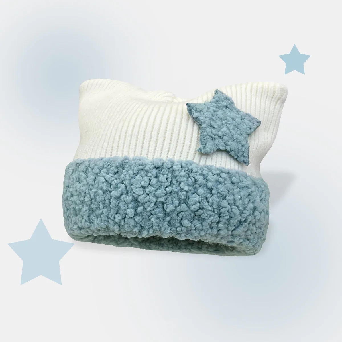 Cat Ears Star Knitted Hat