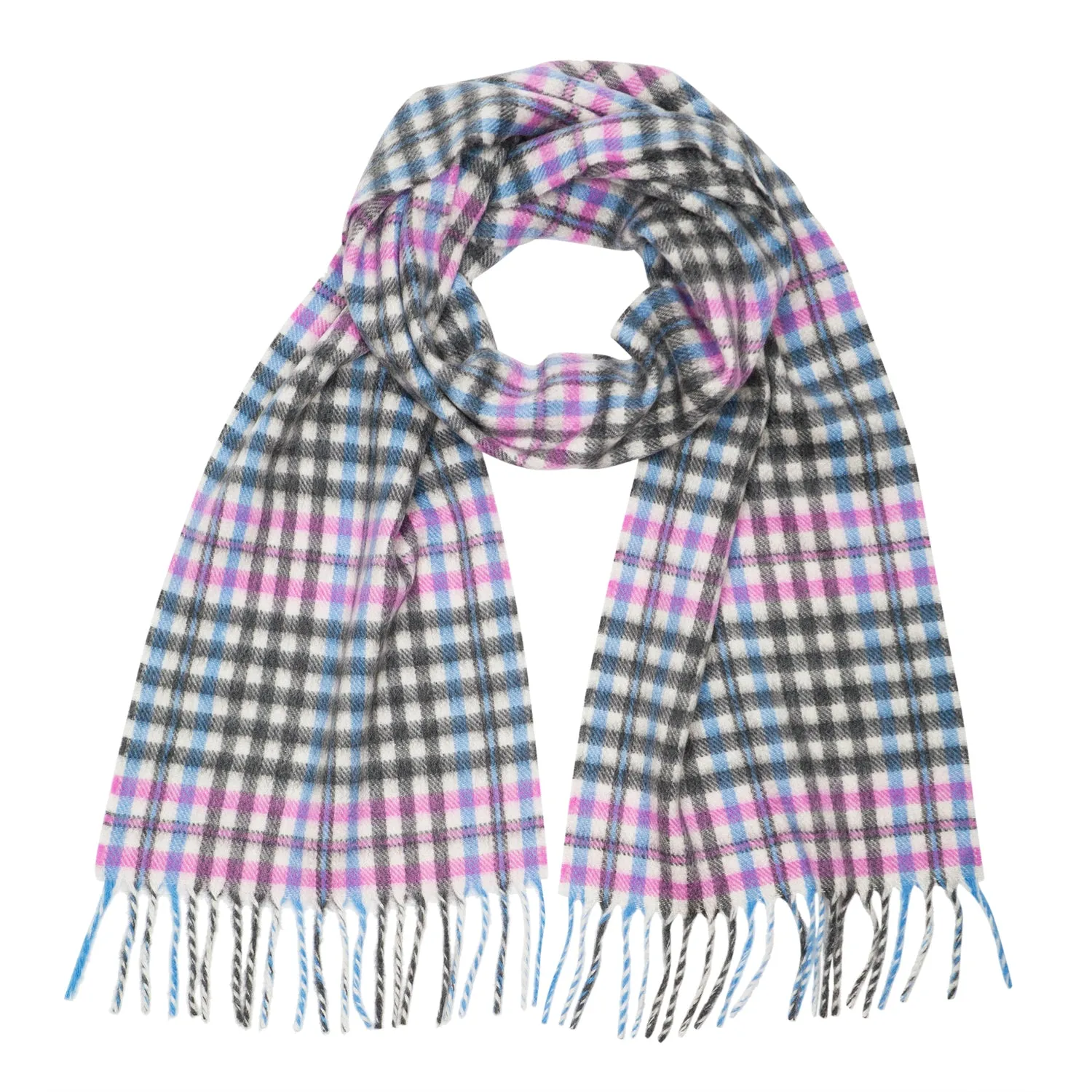 Checked Cashmere Scarf | Lomond
