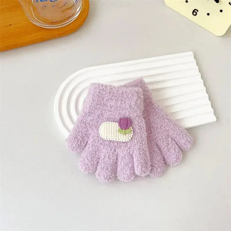 Cute Cartoon Warm Kids Gloves