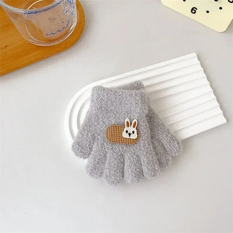 Cute Cartoon Warm Kids Gloves