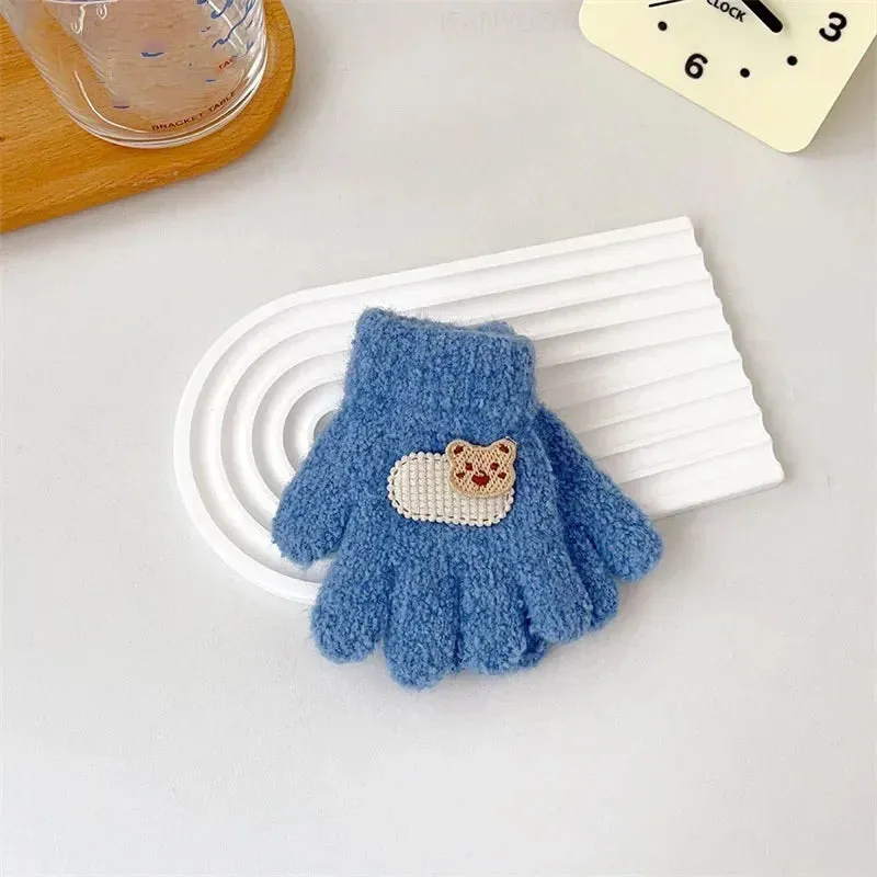 Cute Cartoon Warm Kids Gloves