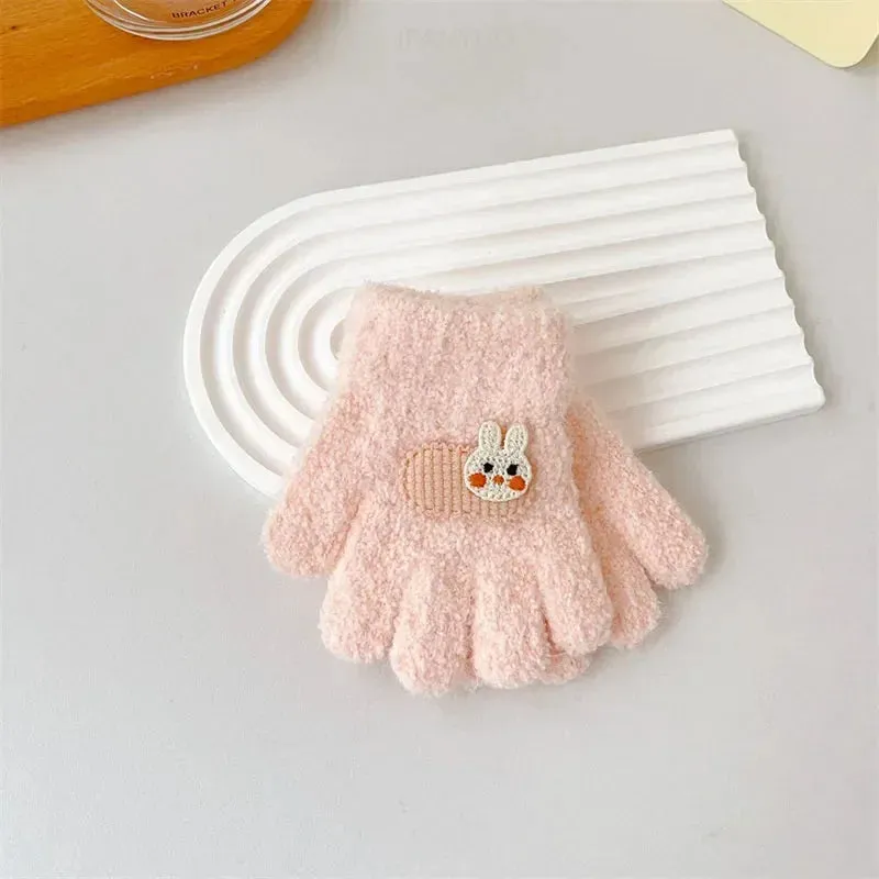 Cute Cartoon Warm Kids Gloves