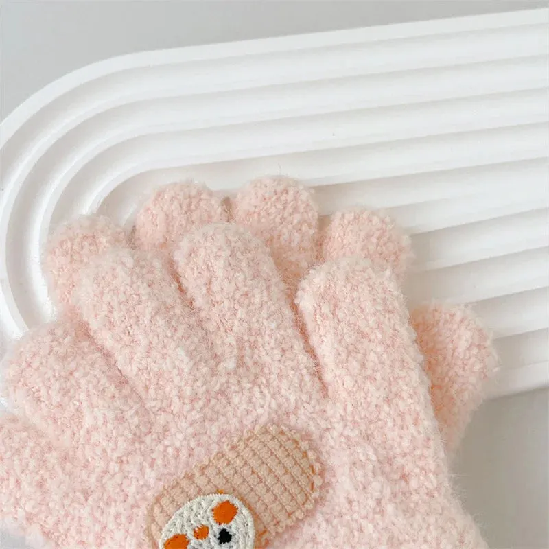 Cute Cartoon Warm Kids Gloves