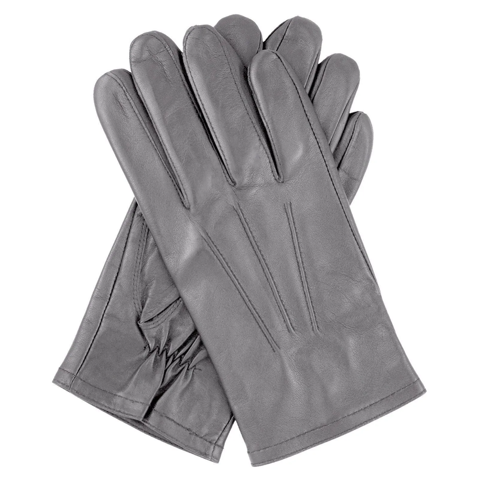 Dents Mens Genuine Full Grain Leather Gloves 3 Point Stitch Fleece Lined Warm Winter