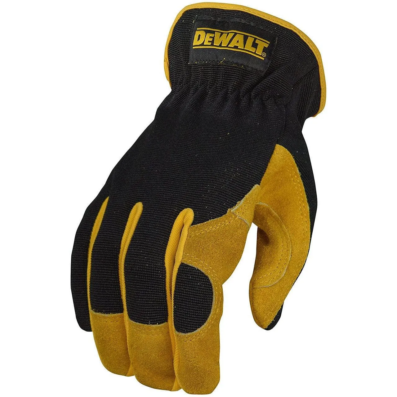 DeWalt DPG216 Split Cowhide Leather Palm Hybrid Gloves