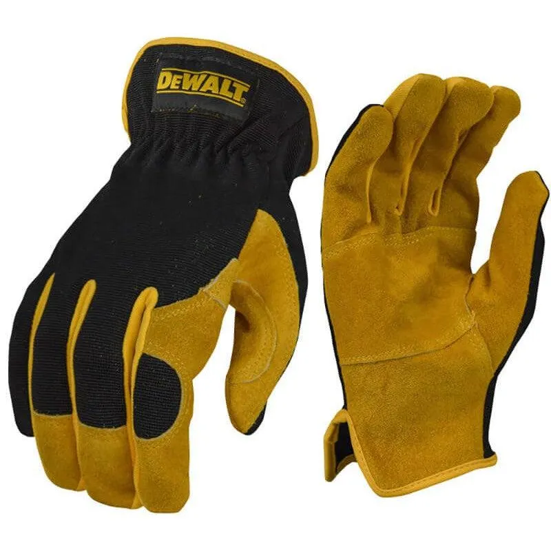 DeWalt DPG216 Split Cowhide Leather Palm Hybrid Gloves