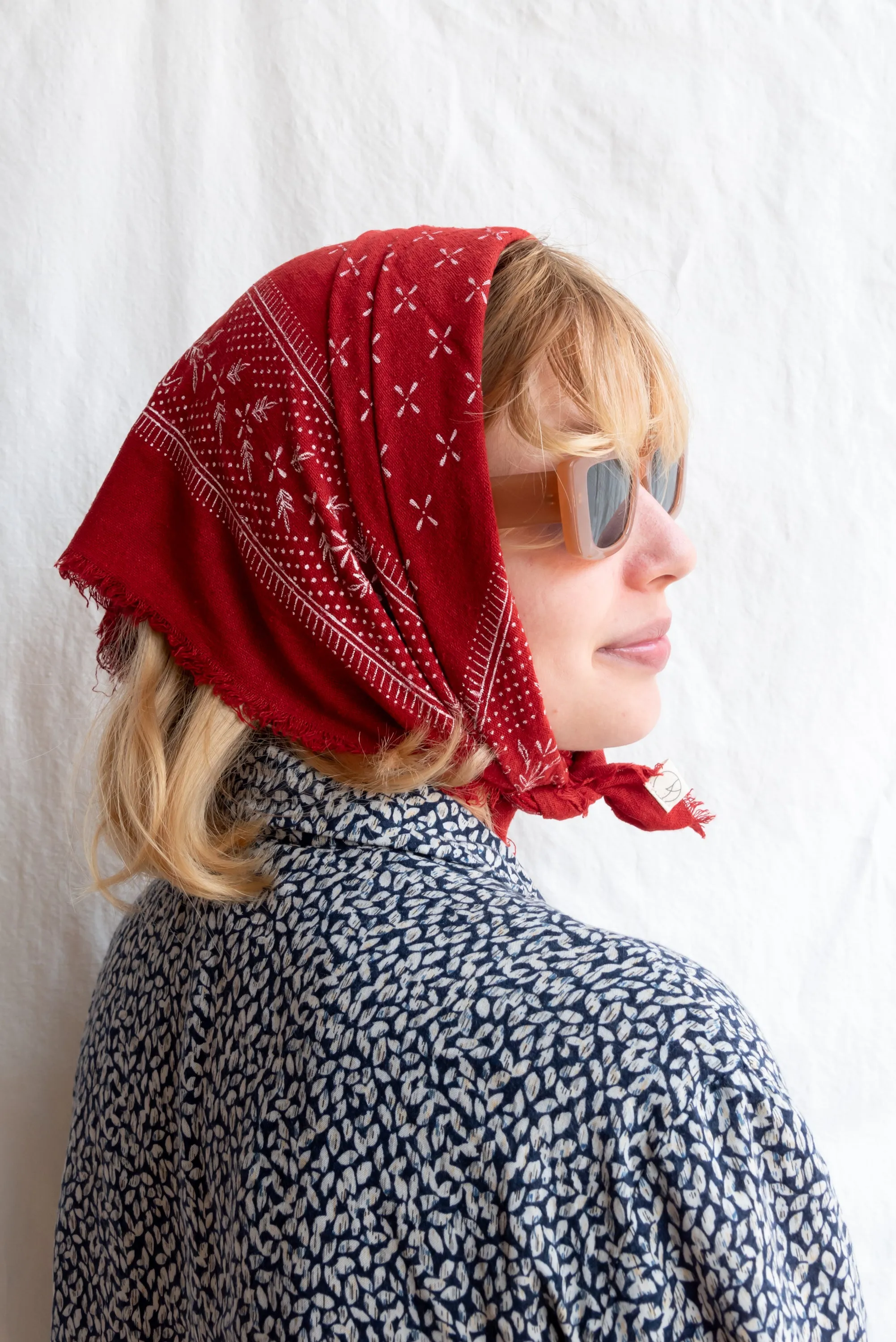 Eco Raw Plant Dyed Bandana