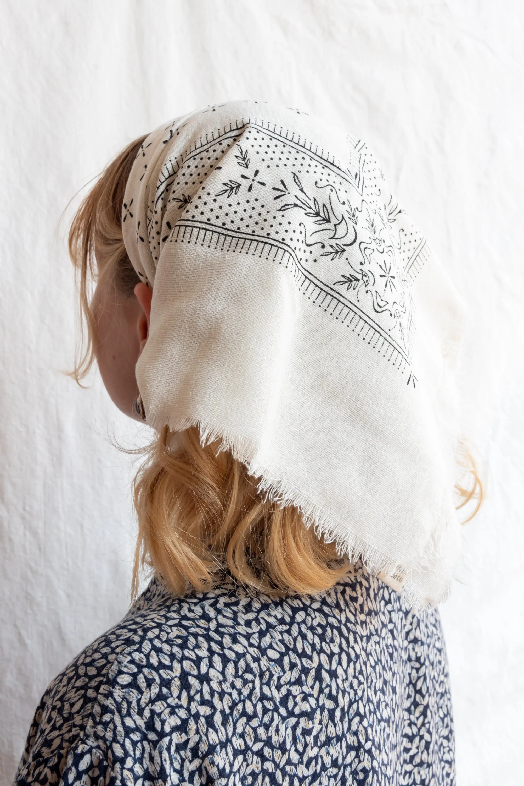 Eco Raw Plant Dyed Bandana