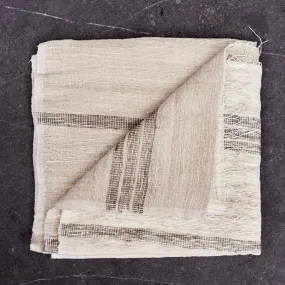 Handwoven Cotton Silk Scarves - Caramel Hues