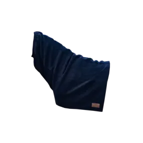 Heavy Fleece Horse Scarf - Navy