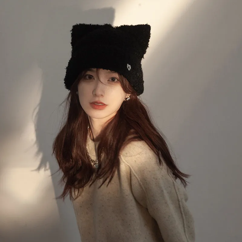 Kitty Ears Knitted Hat