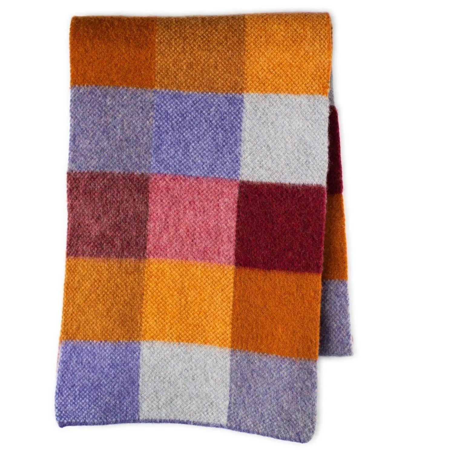 Lomond Lambswool Checked Scarves - Gyle Design