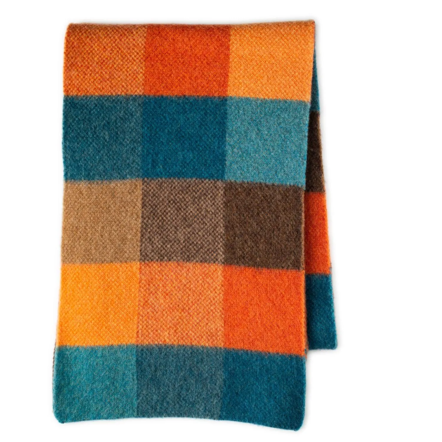 Lomond Lambswool Checked Scarves - Gyle Design