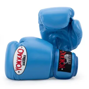 Optimize Matrix Blue Nobility Boxing Gloves: Premium Quality Training Gloves in Striking Blue
