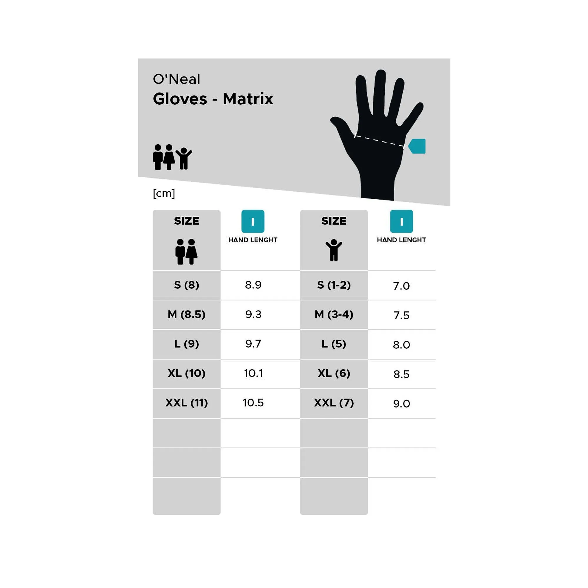 ONEAL Motorcycle Motocross Gloves Matrix Icon Red - 823711
