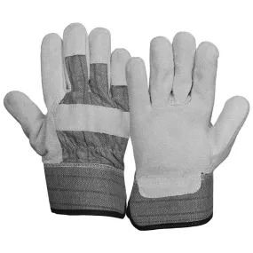 Pyramex Leather Palm Gloves w/ Wing Thumb (12 Pair)