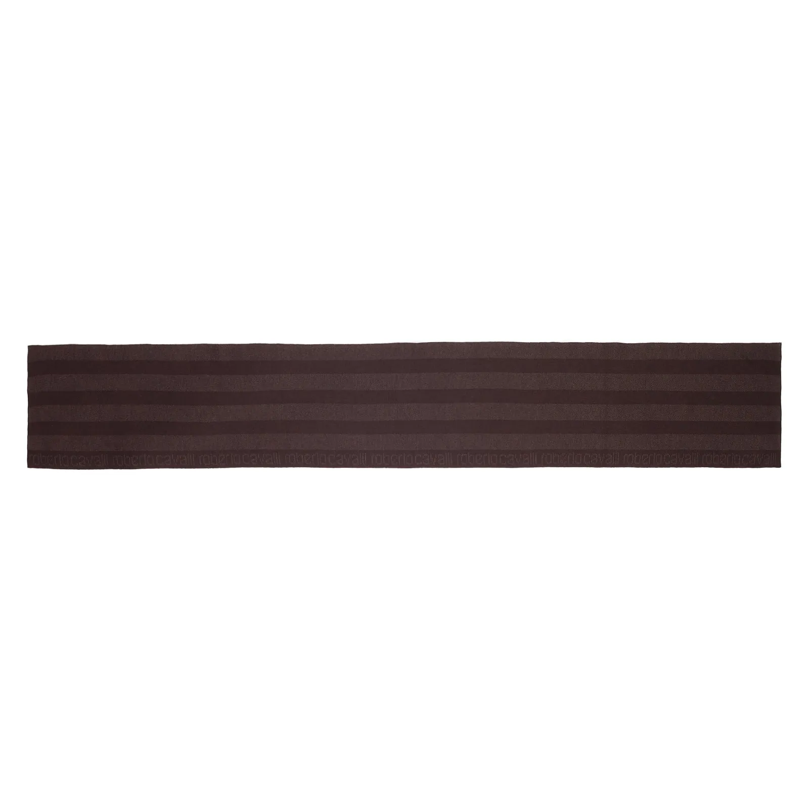 Roberto Cavalli brown Wool Scarf