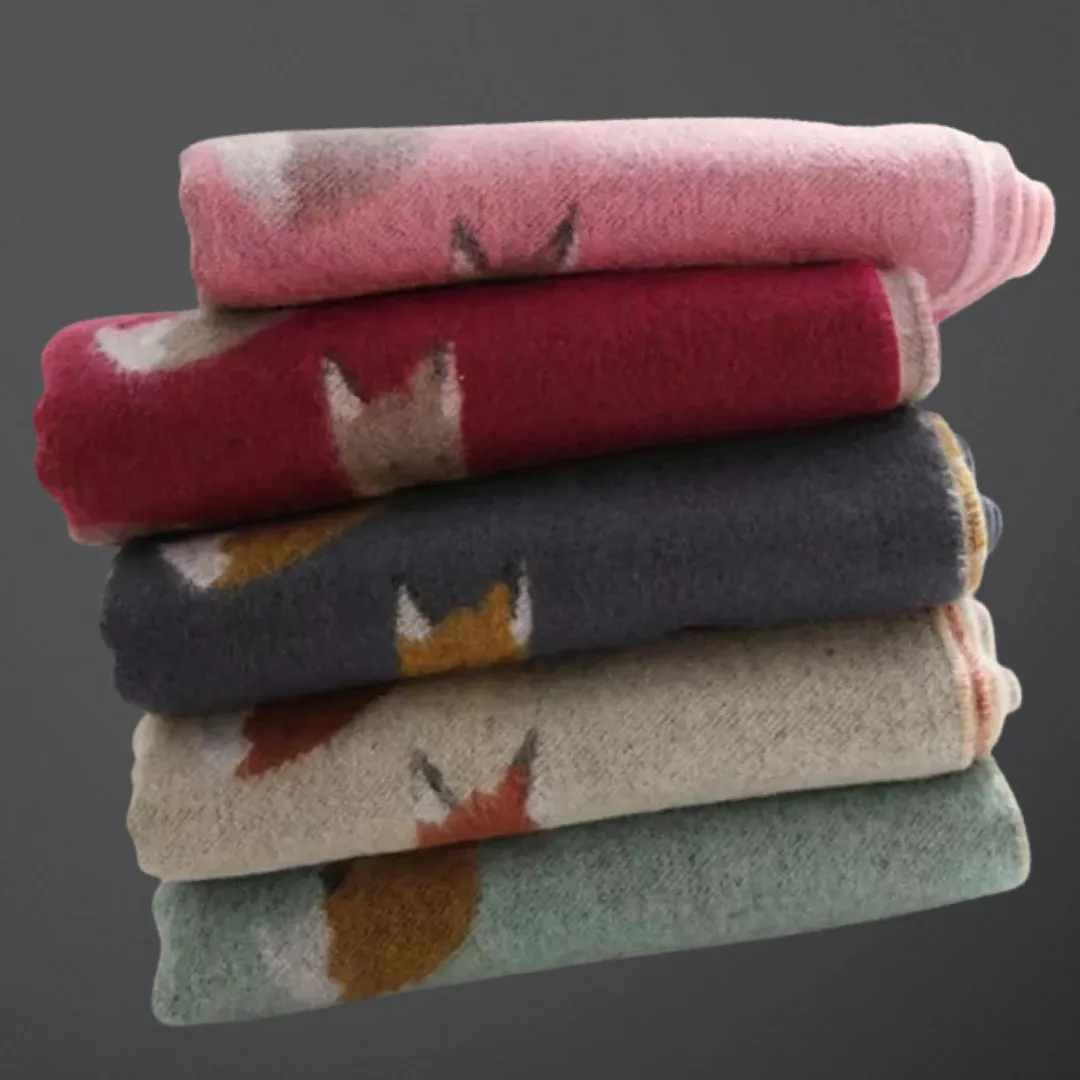 Tallyho Mr Fox Soft Winter Scarf Shawl