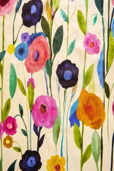 Winter Floral Silk Scarf