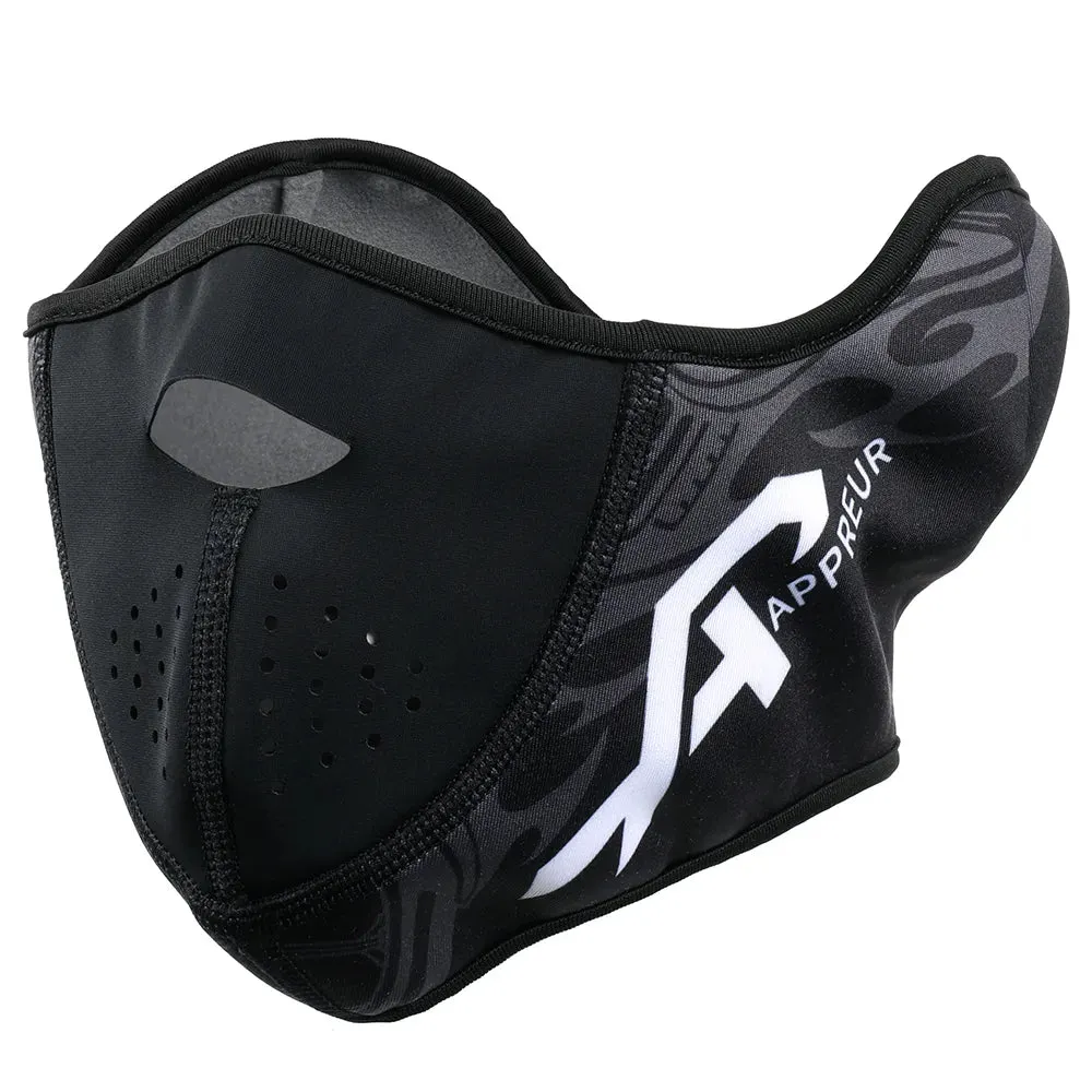 Winter Thermal Cycling Face Mask Bandana Fleece Ear Cover Hiking Scarf Ski Snowboard Running Sport Neck Warmer Gaiter Men Women