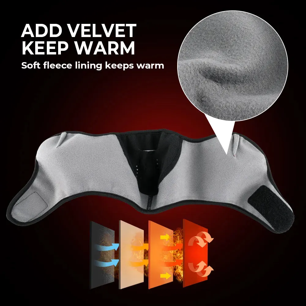 Winter Thermal Cycling Face Mask Bandana Fleece Ear Cover Hiking Scarf Ski Snowboard Running Sport Neck Warmer Gaiter Men Women